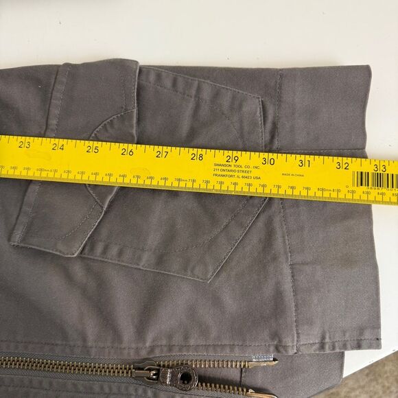 Diesel Grey Military Cargo Mini Dress Grey Y2K M - Picture 10 of 10